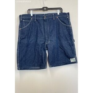 Key Blue Men's Jean Carpenter Farmer Work Shorts Denim‎ - Size 40